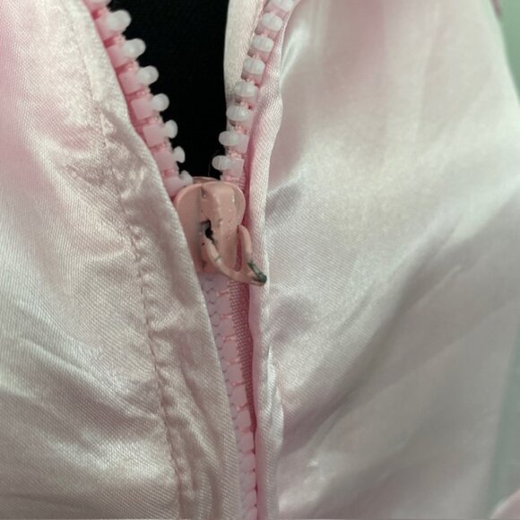 GREASE Pink Ladies Pink Satin Bomber Jacket XL - Picture 12 of 13